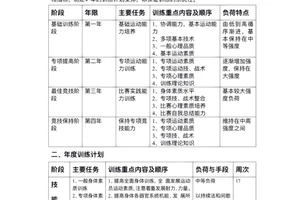 篮球系统训练计划表格